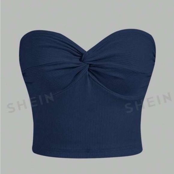 SHEIN women’s ribbed knit tube top - Picture 1 of 4